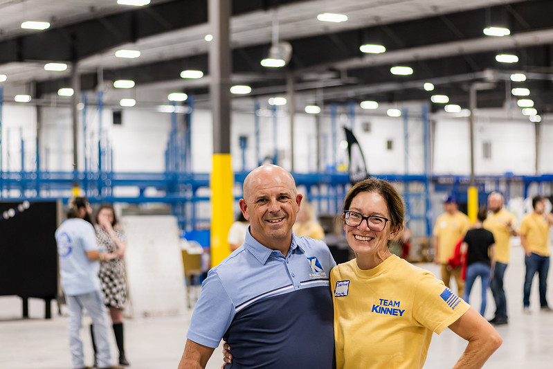 Randy and Debby Kinney at Grand Opening Celebration